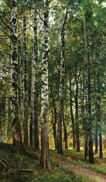 Iván Ivánovich Shishkin Painting - bosque de abedules 1896 paisaje clásico Ivan Ivanovich